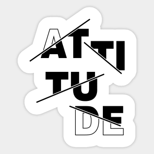 ATTITUDE Sticker